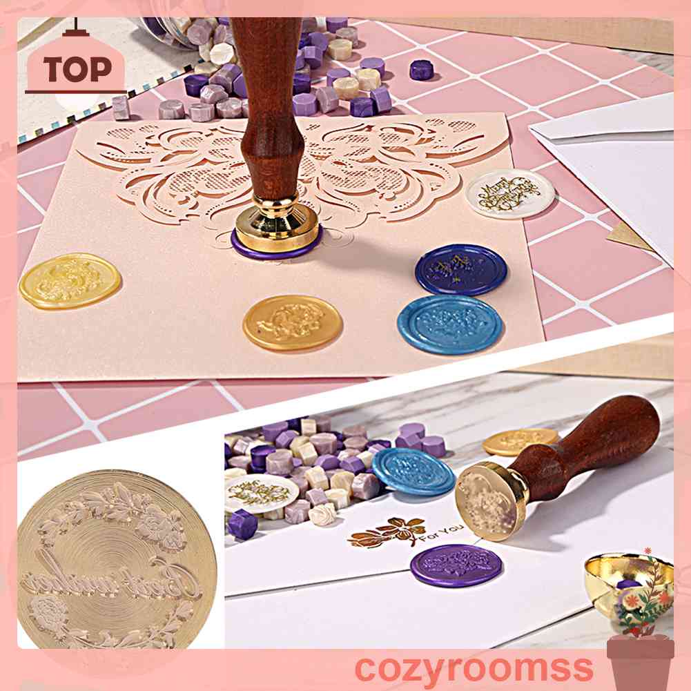 Con Dấu Sáp Niêm Phong Bì Thư Phong Cách Cổ Điển