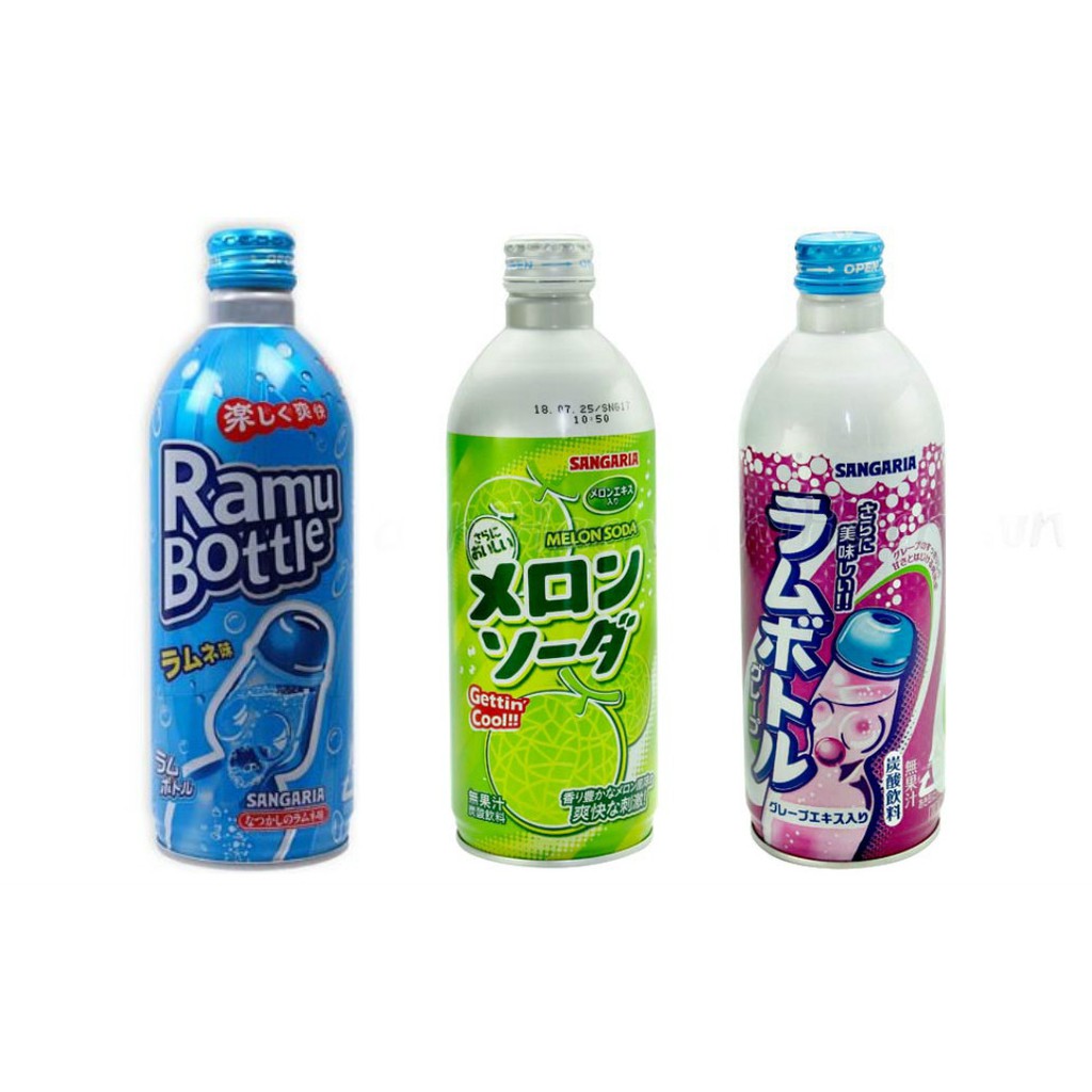 Nước Soda Trái Cây Không Màu Siêu Ngon Sangaria 500ml
