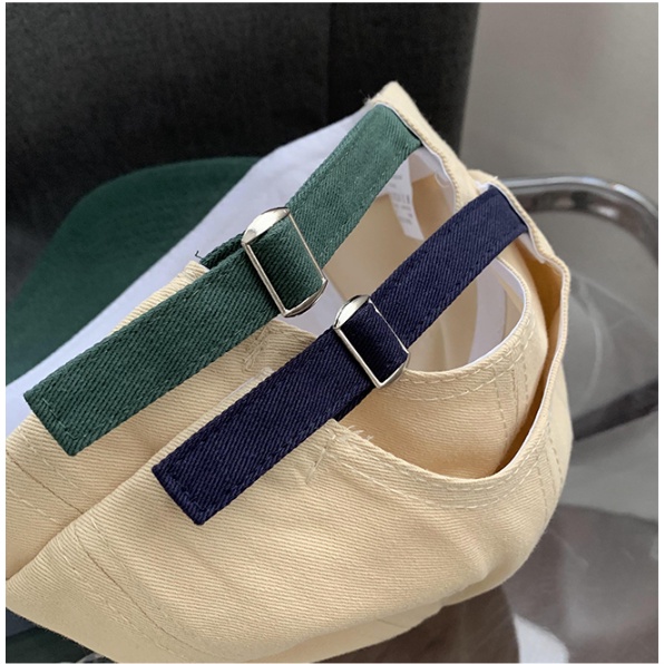 Mũ lưỡi trai Unisex chất liệu vải Kaki,nón lưỡi trai Hàn Quốc phối nhiều màu