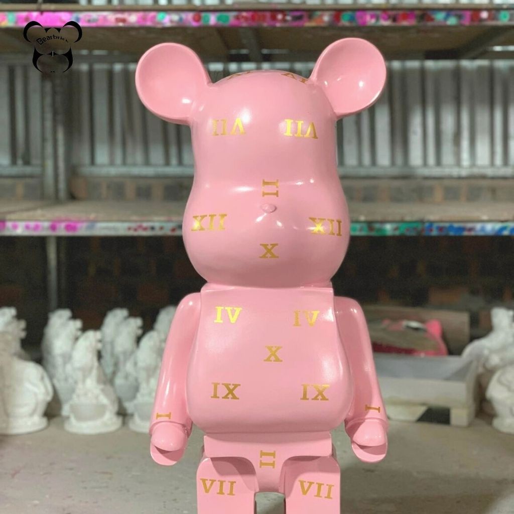 Bearbrick, gấu bearbrick 50cm, mẫu LV la mã đủ 5 màu chất liệu thạch cao - Chin Official Store