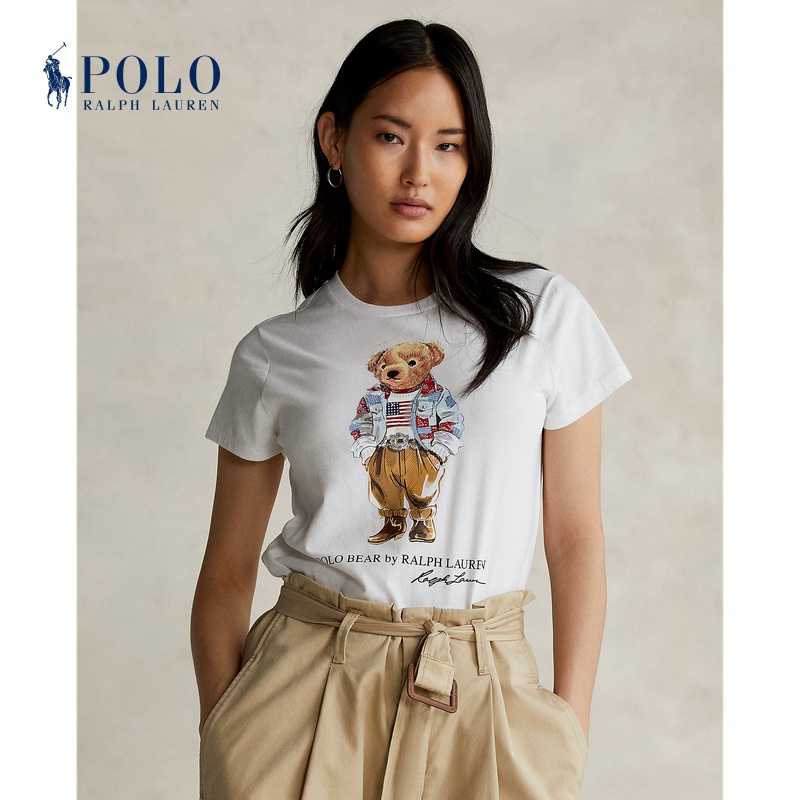 Áo thun nữ hình vuông lớn Ralph Lauren / Ralph Lauren RL22406