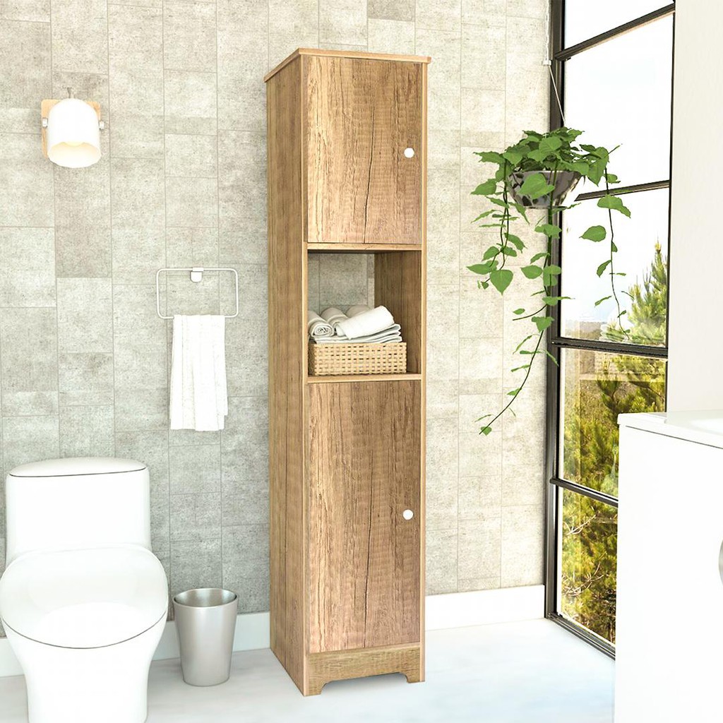 Tủ phòng tắm gỗ hiện đại SMLIFE Simona | BigBuy360 - bigbuy360.vn