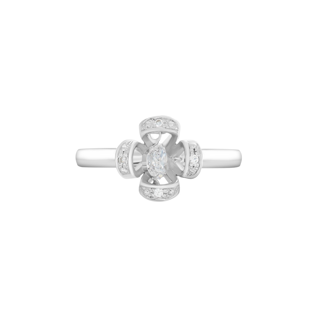 Nhẫn bạc đính đá ECZ PNJSilver XMXMW060006