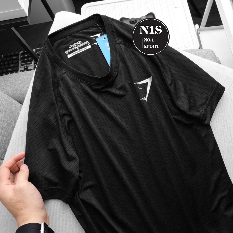 Áo thun Gymsharl Lỗ Kim Siêu Co Giãn