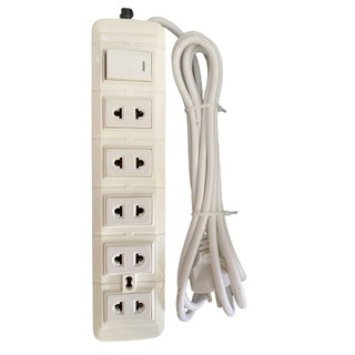 Ổ cắm điện 3 lỗ PP 018 và 5 lỗ PP 028 chính hãng PiPo dây dài 3M