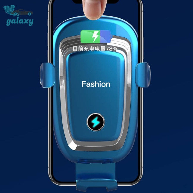 Giá Đỡ Điện Thoại Kiêm Sạc Nhanh Không Dây Gắn Lỗ Thông Gió Xe Hơi Cho galaxy S19 15w