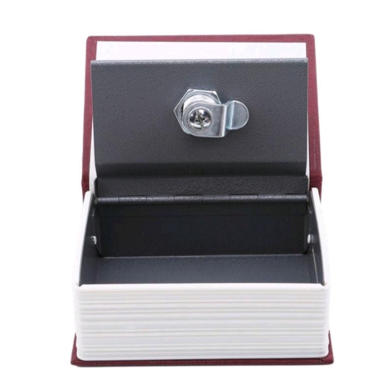 Hộp cất giấu tiền khóa bảo mật an ninh hình cuốn từ điển kèm khóa