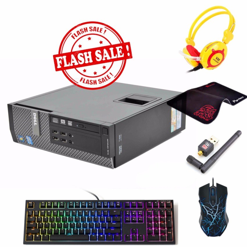 Máy tính chơi Game DELL OPTIPLEX 9010 SFF (Core I7 3770, Ram 8GB, HDD 500GB) + Quà Tặng - Hàng Nhập Khẩu | BigBuy360 - bigbuy360.vn