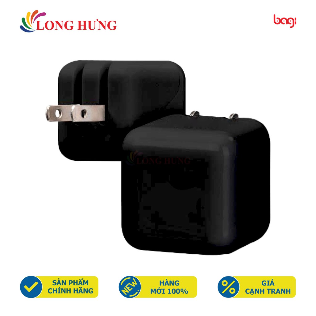 Cốc sạc Bagi 2.5A 2USB CE-M25 - Hàng chính hãng - Cổng ra 2 USB tiện dụng Dòng điện ổn định Tuổi thọ cực cao