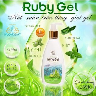 GEL PHỤ KHOA THIÊN NHIÊN RUBY GEL mở