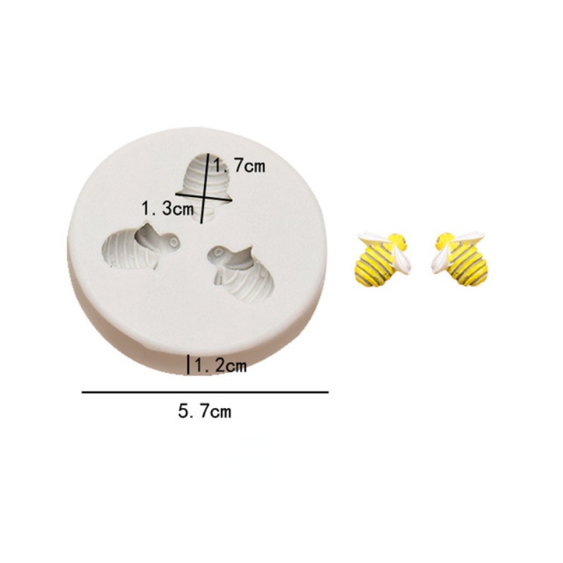 Khuôn Silicone Tạo Hình Tổ Ong Trang Trí Bánh