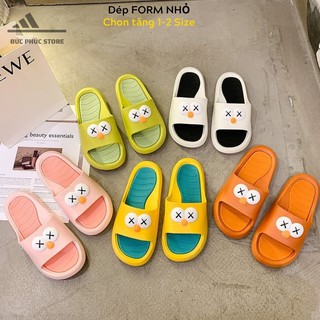 Dép Quai Ngang Nam Nữ EYES X FORM NHỎ đúc nguyên khối siêu êm, mềm dễ thương