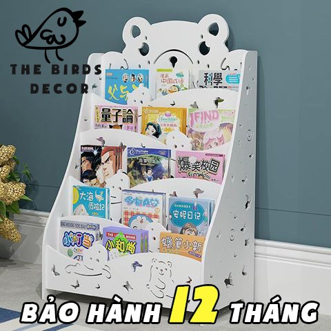 Kệ sách gấu Ms:032 kích thước 96*75*40 cm dành cho bé giá rẻ | BigBuy360 - bigbuy360.vn
