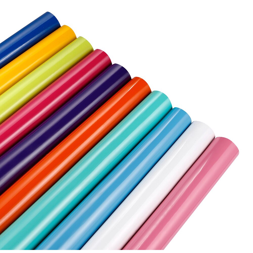 Rehoboth 50x200cm / 60x500cm Sáng Bóng Vinyl Màng Bóng Cao Trang Trí Màu Sắc Thay Đổi Xe Gói Giấy Dán Tường Giấy Dán Tường Tự Làm Ô Tô Xe Máy Decal