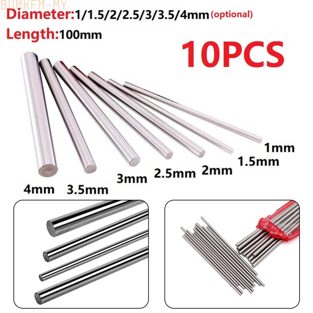 Hss Thanh Trục Tròn Dài 100mm Đường Kính 1 / 1.5 / 2 Chuyên Dụng Cho Máy Tiện