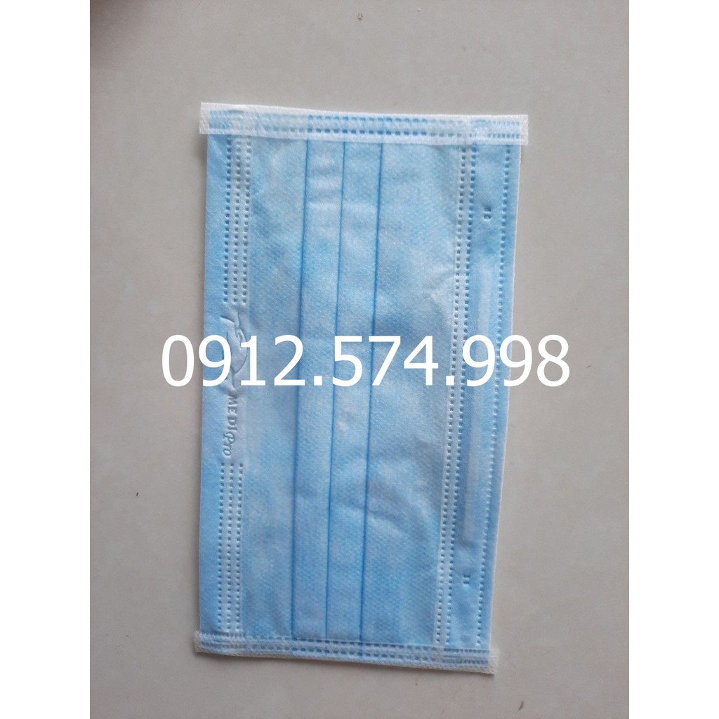 Khẩu trang tiệt trùng Medi-100 cái/bịch. Từng cái đóng riêng từng bịch | BigBuy360 - bigbuy360.vn