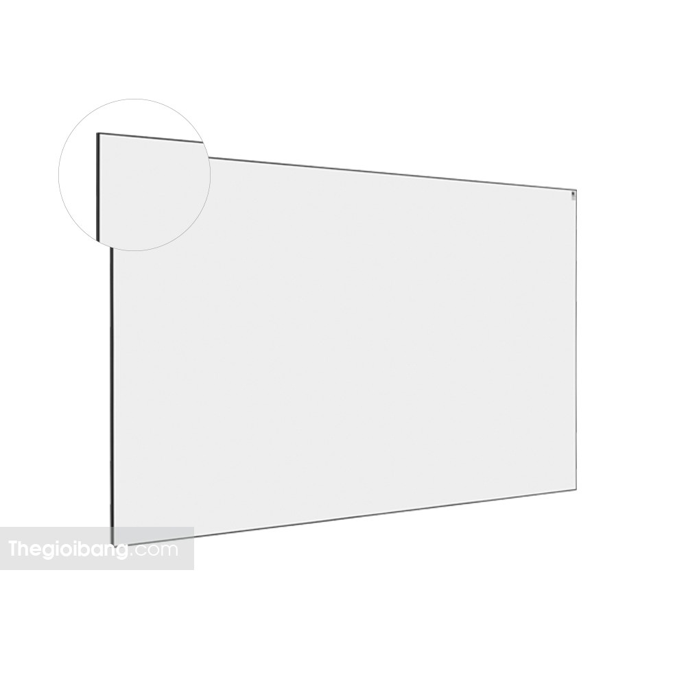 Bảng Từ Trắng Hàn Quốc Kích Thước 80x120cm - Khung Air Frame Mới - Khung mảnh chỉ 5mm bám vào bề mặt bảng