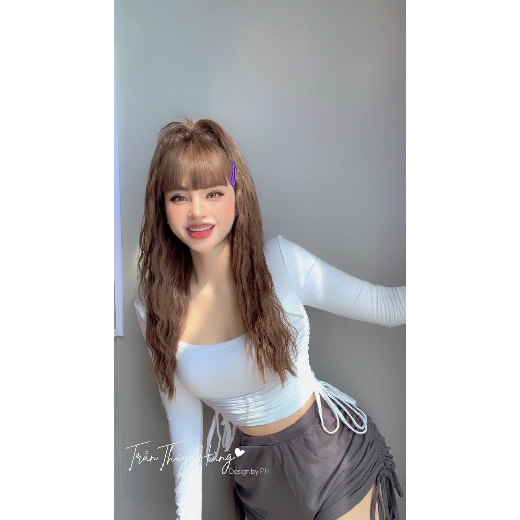 [CÓ SẴN+ẢNH THẬT] Set Áo Quần thun dây rút eo ôm body mẫu mới thu đông 2021 | BigBuy360 - bigbuy360.vn