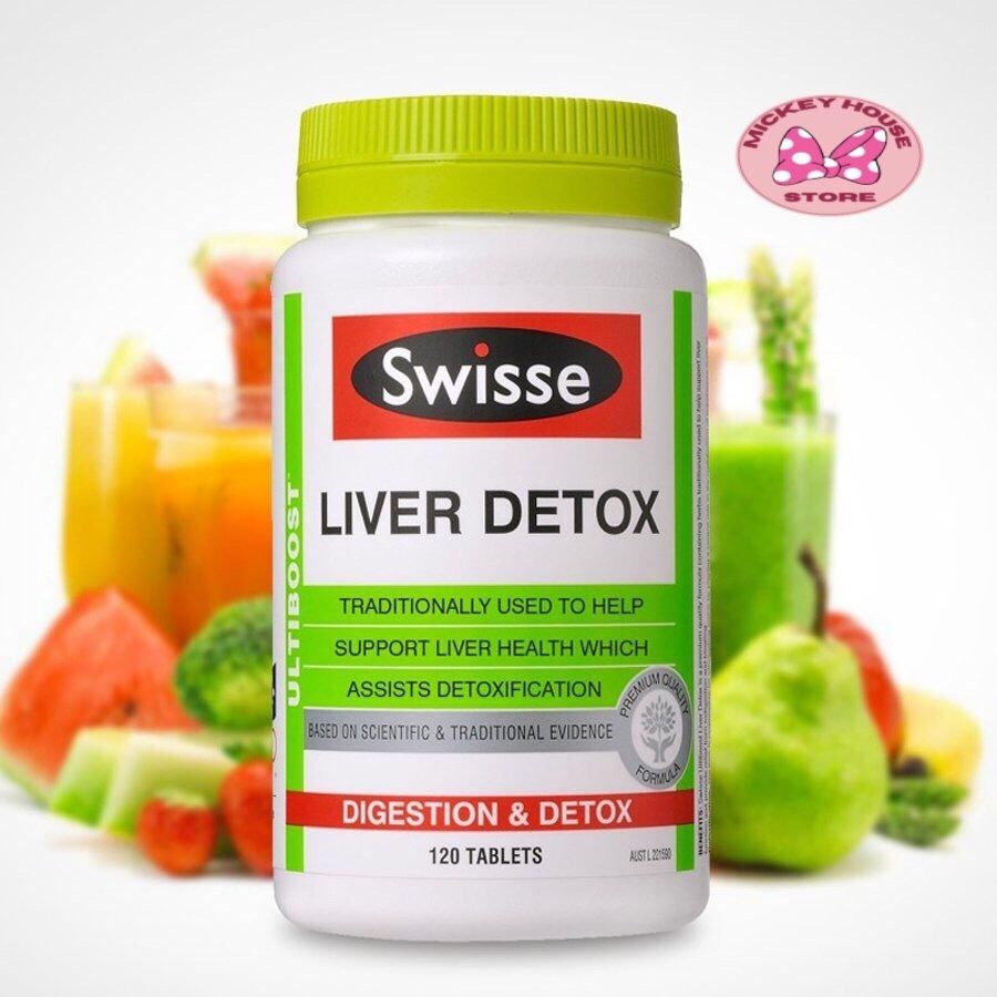 Swisse Ultiboost Liver Detox - Viên uống hỗ trợ thải độc gan 120 viên