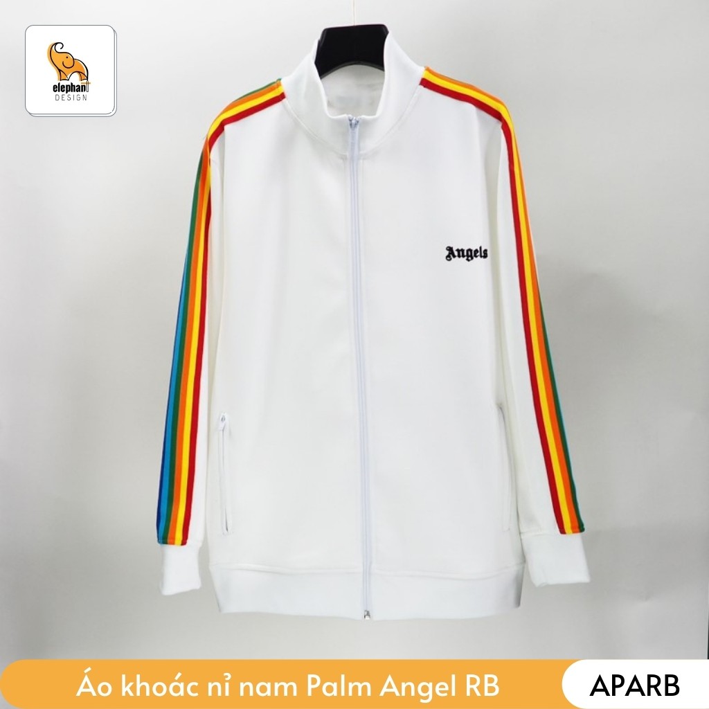 Áo Khoác Nỉ Nam Thu Đông PALM ANGEL RAINBOW | Cao Cấp Chất Liệu Poly Pha Cotton, Cá Tính, Chất, Phù Hợp Với Nam | BigBuy360 - bigbuy360.vn