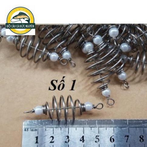 Bộ 10 cái Lò xo lăng xê thép không rỉ tùy chọn size và số lượng-ĐỒ CÂU ĐINH THẮNG
