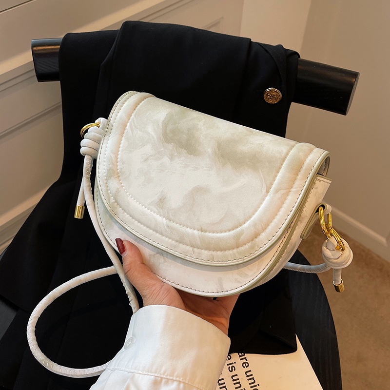 Túi đeo chéo IELGY họa tiết màu nhuộm phong cách cổ điển thời trang cho nữ