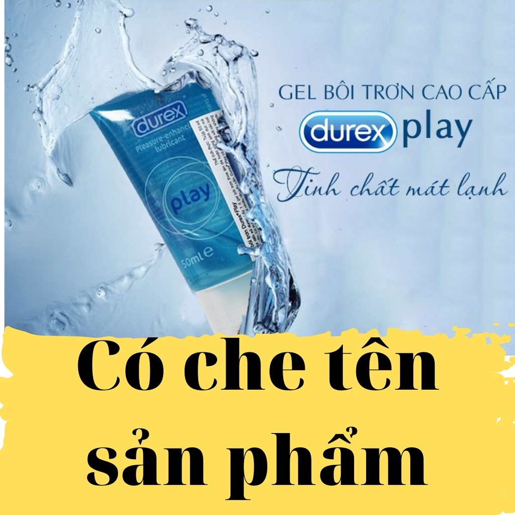 Có che tên Bộ 2 tuýp gel Play tặng ngay 2 hộp bao cao su 6 bi