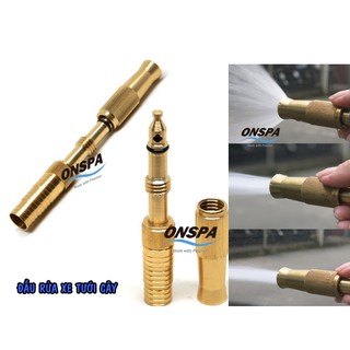 Đầu tưới cây, rửa xe bằng đồng có chức năng điều chỉnh tia nước Onspa 1023