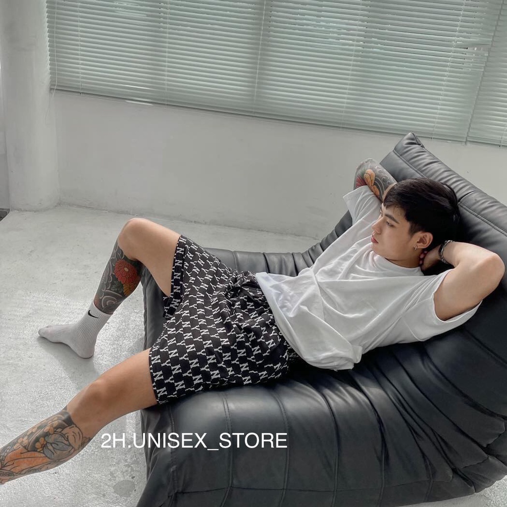 QUẦN SHORT THUN NAM NỮ IN HOA TIẾT THỜI 2H.UNISEX_STORE