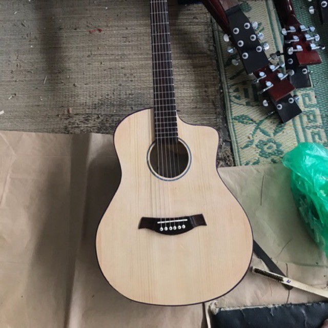 [Hàng Xịn] Guitar Acoustic A70 có ty chống cong cần. TẠI XƯỞNG 850k