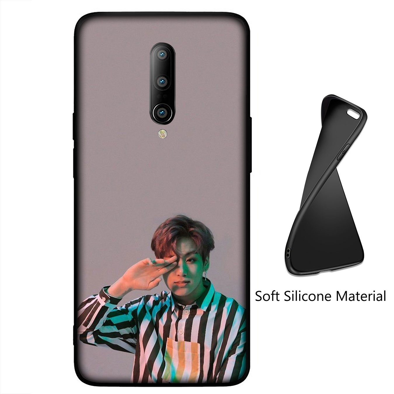 Ốp Điện Thoại Silicon Mềm Hình Jungkook K Pop K126 Cho Samsung Galaxy A9 A8 A7 A6 Plus J8 2018 + A21s A70 M20 A6 + A8 + 6plus