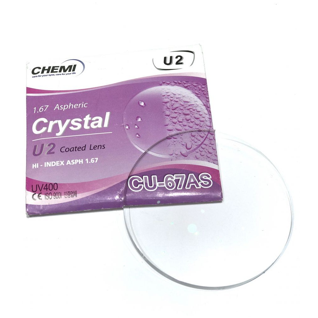 Tròng 1.67 Chemi Siêu Mỏng Chính Hãng Hàn Quốc