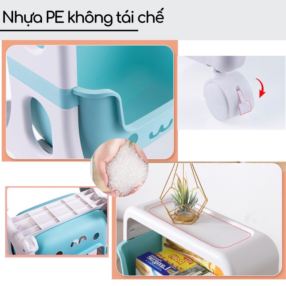 Kệ Đựng Đồ Chơi, Kệ Để Đồ Chơi Cho Bé 3 Tầng Bằng Nhựa Cao Cấp