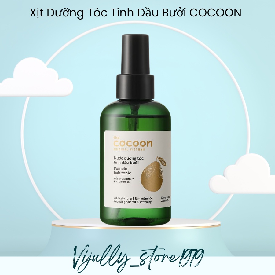 Nước xịt dưỡng mọc tóc tinh dầu bưởi(pomelo hair tonic)Cocoon 140ml _giá siêu khuyến mãi