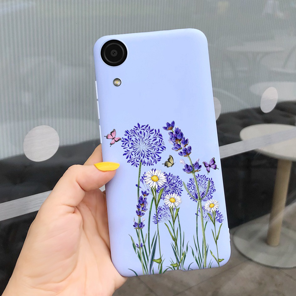Ốp điện thoại dẻo in họa tiết hoa nhiều mẫu tùy chọn xinh xắn cho SAMSUNG GALAXY A01 A03 CORE A03 A01