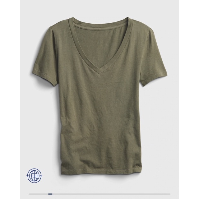 VNXK ÁO THUN NỮ CỔ TIM ORGANIC COTTON HÀNG XUẤT MỸ CHUẨN XỊN