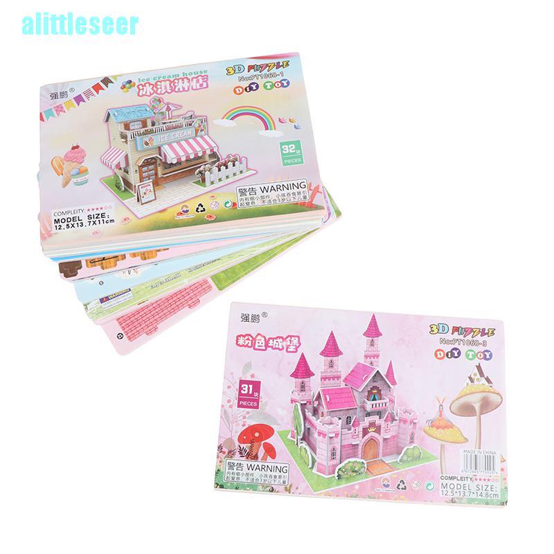 Mô Hình Ngôi Nhà 3d Tự Lắp Ráp Độc Đáo Cho Bé