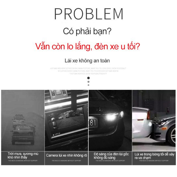 Đèn led hỗ trợ lùi xe siêu sáng cảnh báo an toàn 90LED chíp - Gia dụng SG