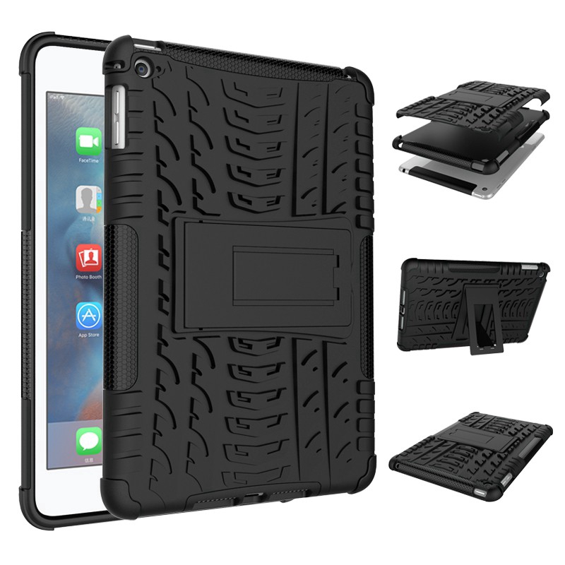 For [ Apple iPad Mini 4 ] Shockproof Tough Rugged Armor Hard Kickstand Back Tablet Case | BigBuy360 - bigbuy360.vn
