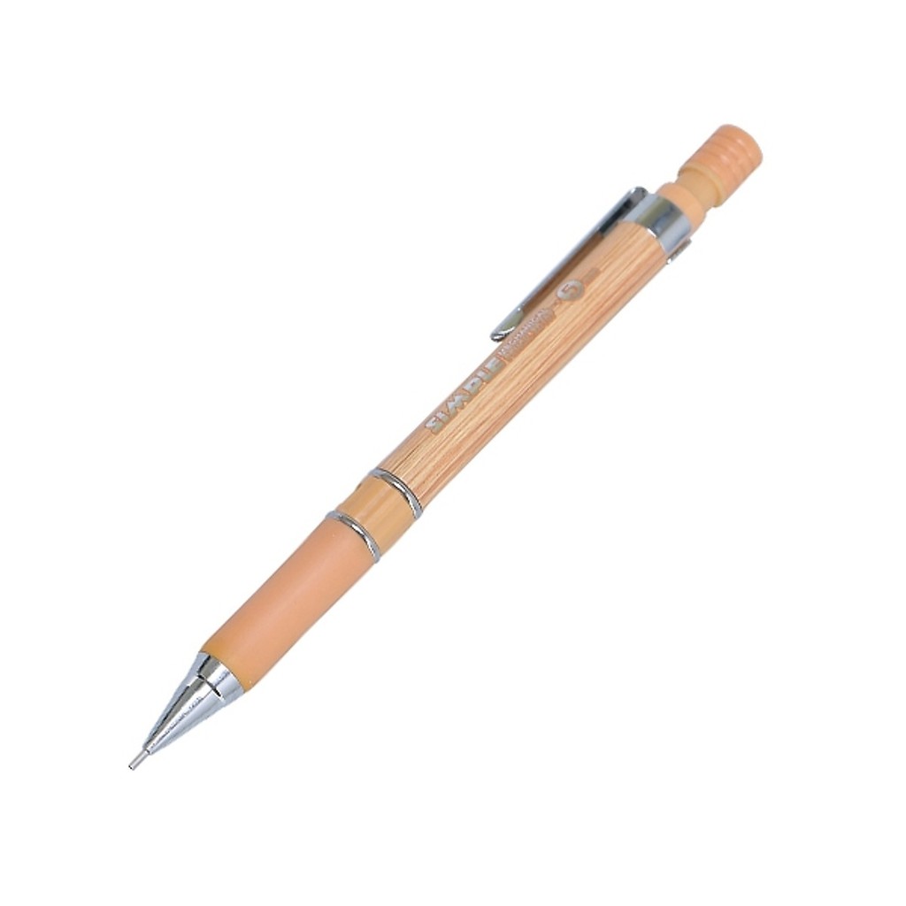 Bút chì bấm, bút chì kim ngòi 0.5mm BAOKE ZD107 vỏ giả gỗ