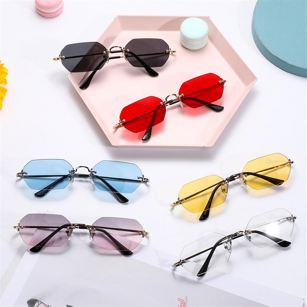 Kính Mát Hình Chữ Nhật Phong Cách Vintage Dành Cho Nữ