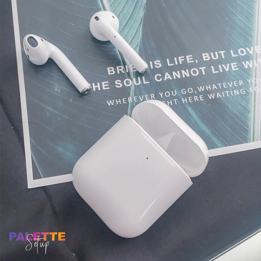 [Palette] AIRPODS 2 1:1 chip 1562, đổi tên định vị cảm ứng, chia sẻ nhạc và kiểm tra imei đầy đủ, âm thanh 9.5.10