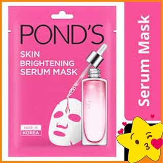 [Chính hãng]Mặt nạ Pond's tinh chất Serum trắng da, ngăn ngừa lão hóa SIN BRIGHTENING SERUM MASK( Hàng tặng)Hsd 2022