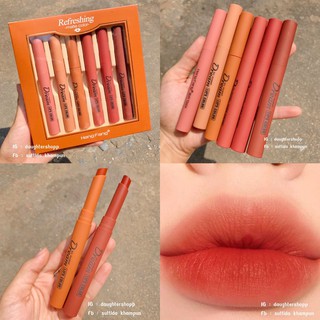 Set 6 cây son thỏi Hengfang So Sweet Dream Lipstick Refreshing Matte Color