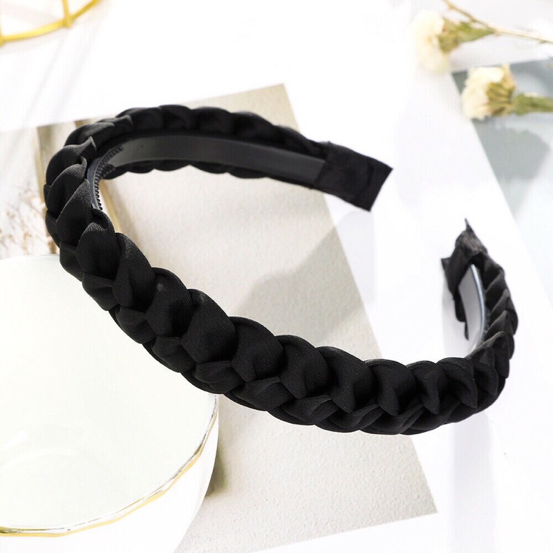 Băng Đô Tết Vải Satin Bờm Tóc Satin Bản To Nhỏ Sang Chảnh