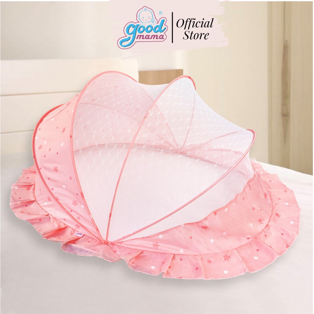 Màn Chụp Gấp Gọn Cho Bé - Mùng Chống Muỗi Cho Trẻ Nhỏ 0-3 Tuổi Goodmama Chính Hãng