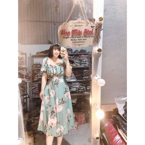 (Bigsize 6095kg)VÁY XẺ TÀ FORM DÀI BIGSIZE By Thiên bình | BigBuy360 - bigbuy360.vn