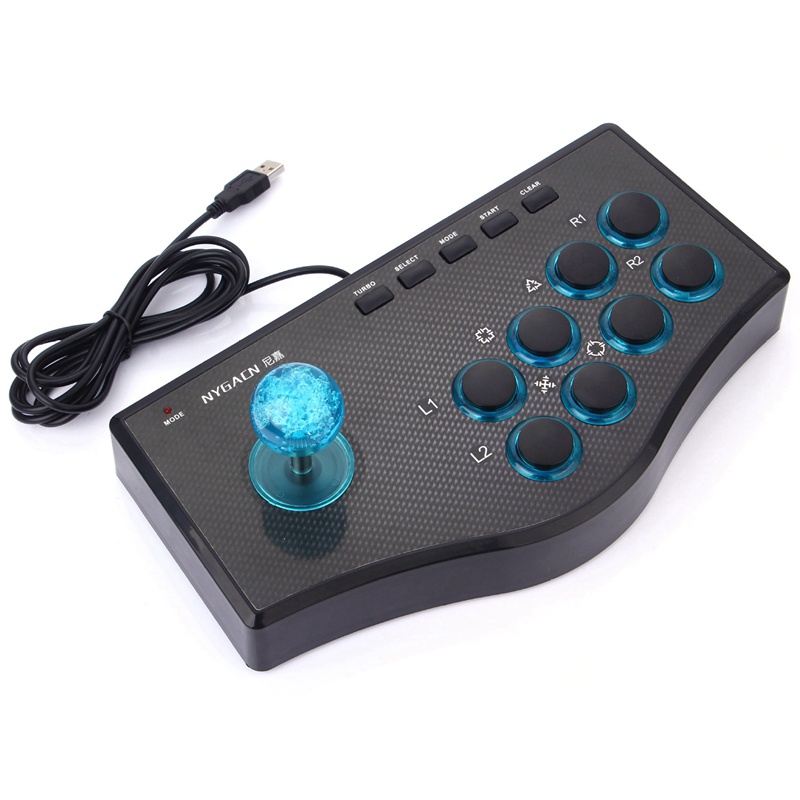 Wired Arcade Joystick for PS3 Computer PC Gamepad Gaming Console