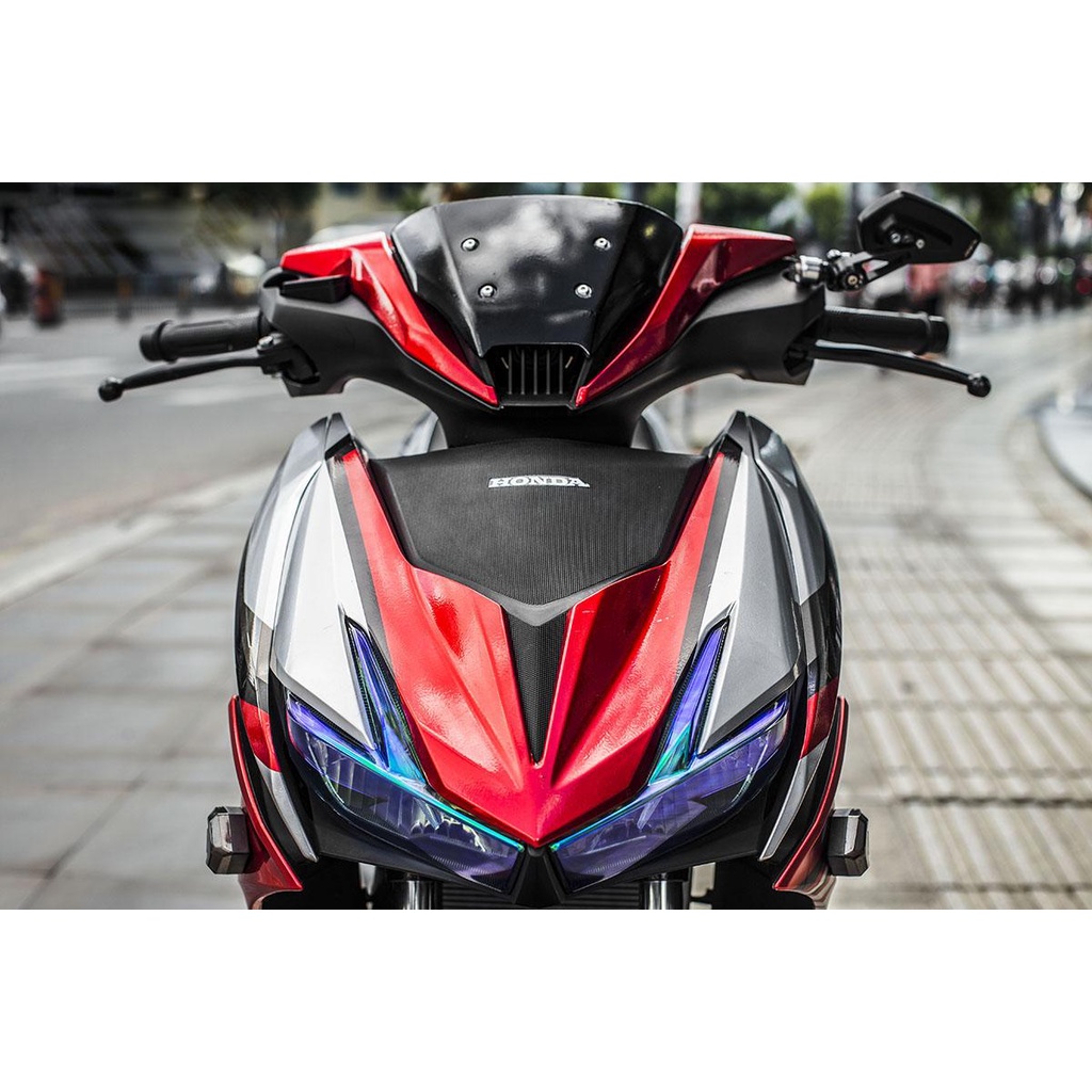 Tem trùm winner X đỏ đen phá cách  - Tem xe máy thiết kế theo yêu cầu - Tem trùm xe máy winner X rẻ đẹp chất