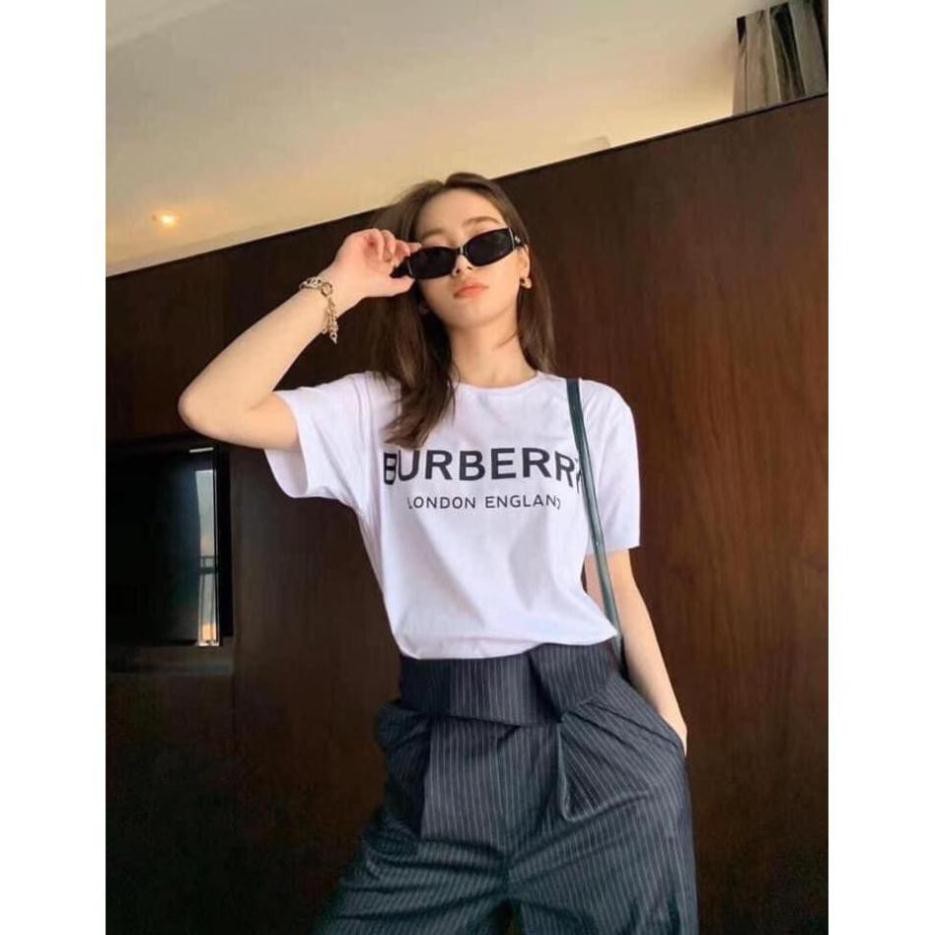 ÁO THUN NHŨ BẠCUNISEX IN CHỮ BURBERRY[ XẢ LỖ LẤY TƯƠNG TÁC ] | BigBuy360 - bigbuy360.vn